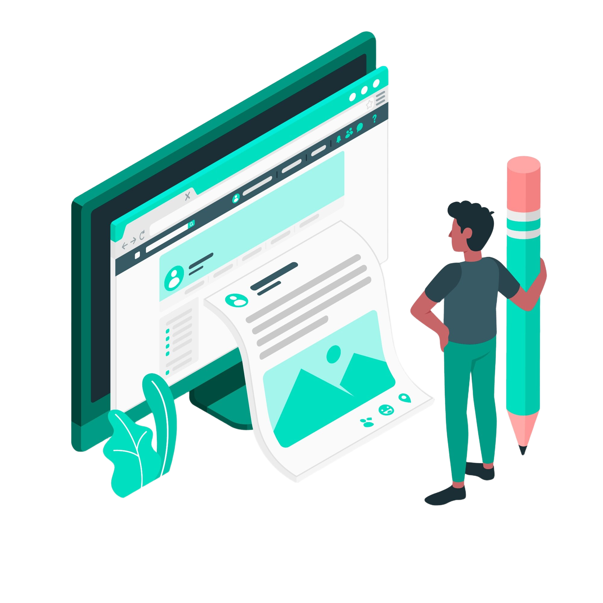 Content Marketing Illustration